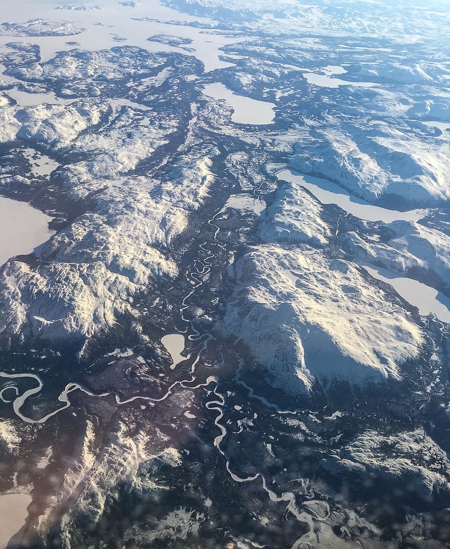 canada, mountains, snow, stream, beauty in nature, winter, scenics - nature HD wallpaper