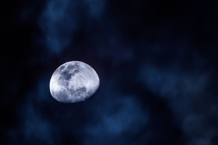 moon covered by sky, night, space, astronomy, full moon, nature HD wallpaper