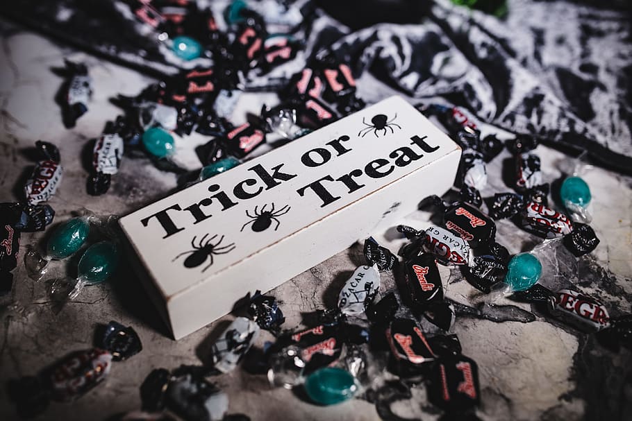 Halloween Decorations, moody, autumn, fall, spooky, boo, scary HD wallpaper