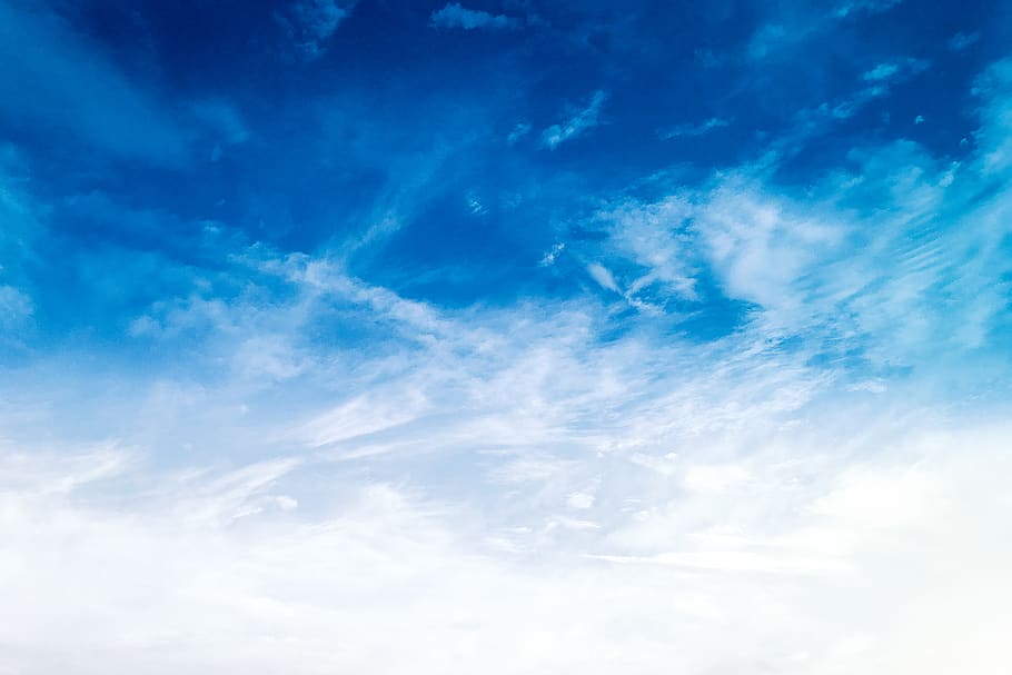 nature, background, gradation, white, blue, cloud, sky, cloud - sky HD wallpaper