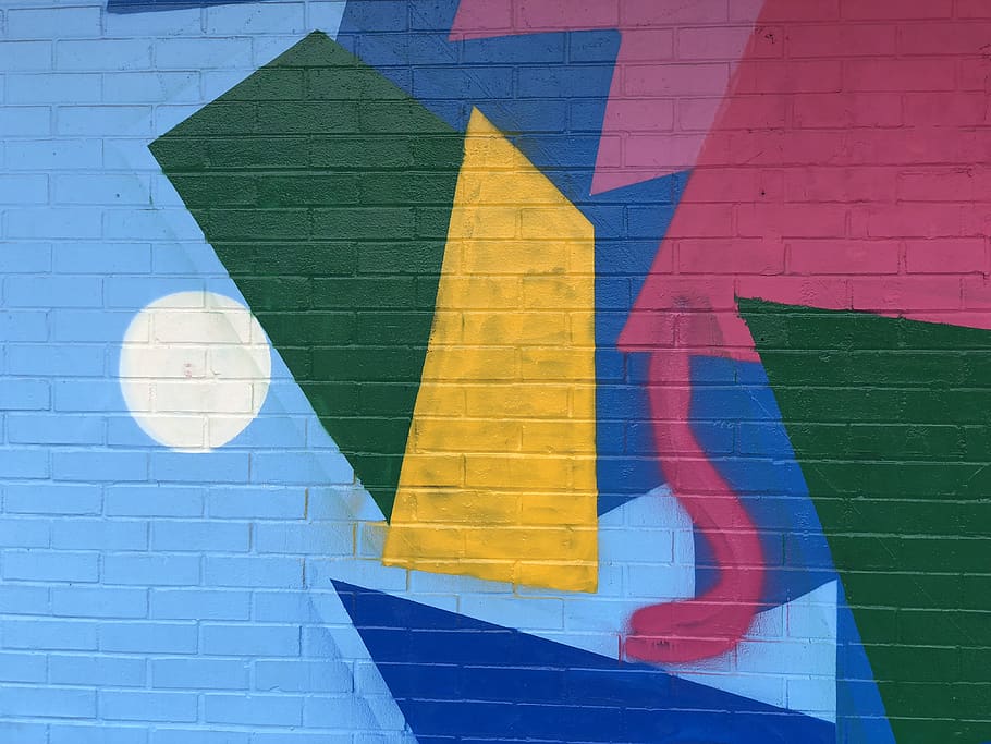 multicolored wall graffiti, no people, multi colored, wall - building feature HD wallpaper