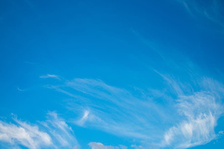 nature, sky, clouds, blue, white, cloud - sky, beauty in nature HD wallpaper