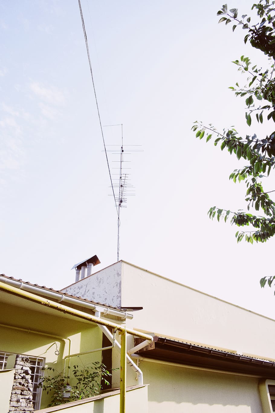 sky, wallpaper, background, nature, urban, house, building HD wallpaper