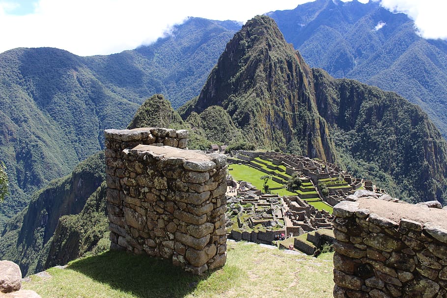 peru, machu pichu, landscape, incas, mountain, machu picchu, HD wallpaper