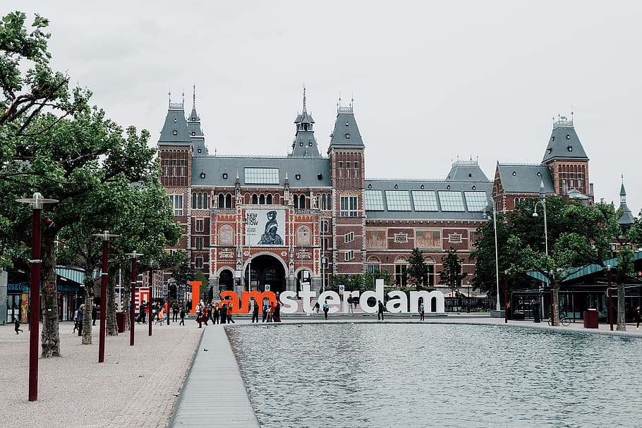 Amsterdam during daytime, architecture, built structure, building exterior HD wallpaper