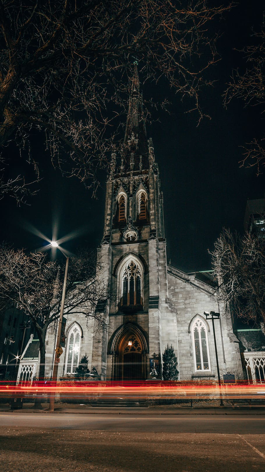 gray concrete church, tower, building, architecture, steeple HD wallpaper
