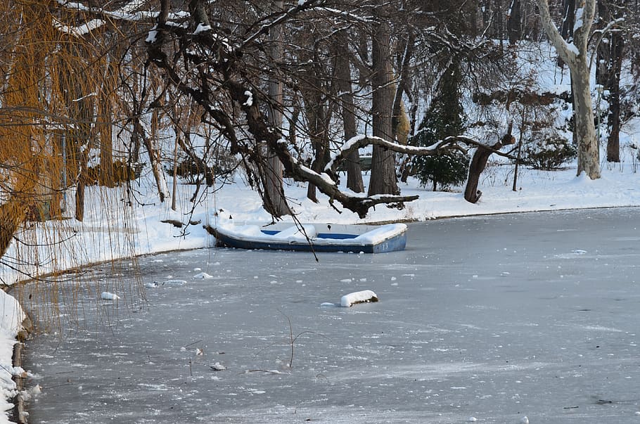 lake, ice, winter, snow, landscape, nature, decor, white, waters HD wallpaper