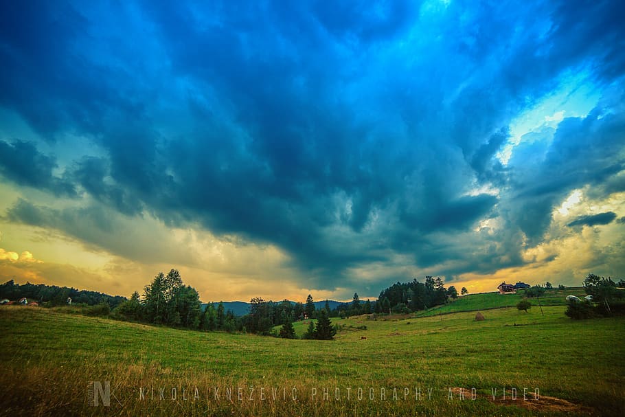 serbia, rastište, tara, storm, mountain, cloud - sky, landscape, HD wallpaper