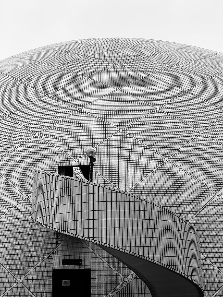 dome bulding, hong kong, hong kong space museum, building, town HD wallpaper