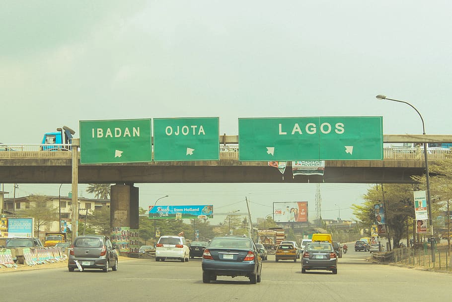 nigeria, lagos, road, highway, city, cars, ibadan, urban, transportation, HD wallpaper