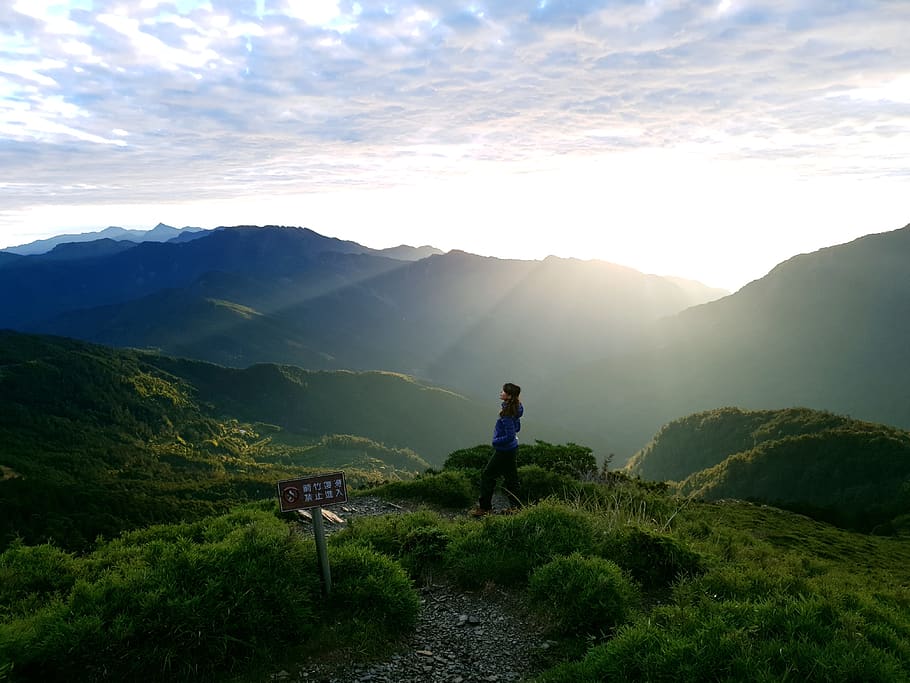 taiwan, mountain, sunset, cloud, travel, asia, city, view, rain HD wallpaper