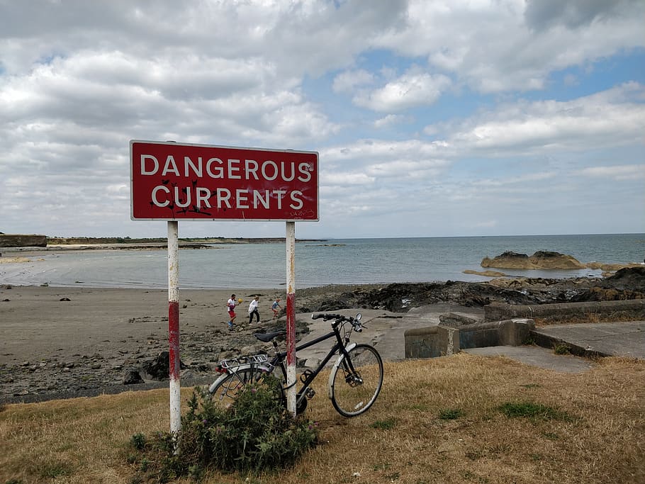 ireland, lambeecher, communication, sign, sea, water, sky, text HD wallpaper