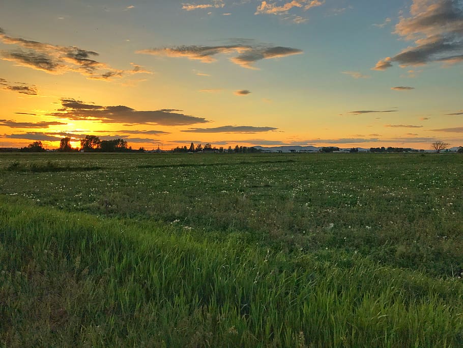 sunset, sky, landscape, scenics - nature, environment, beauty in nature HD wallpaper