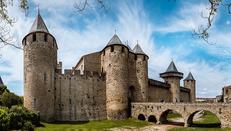 Hd Wallpaper Carcassonne France Tourism Ancient Travel City Castle Wallpaper Flare