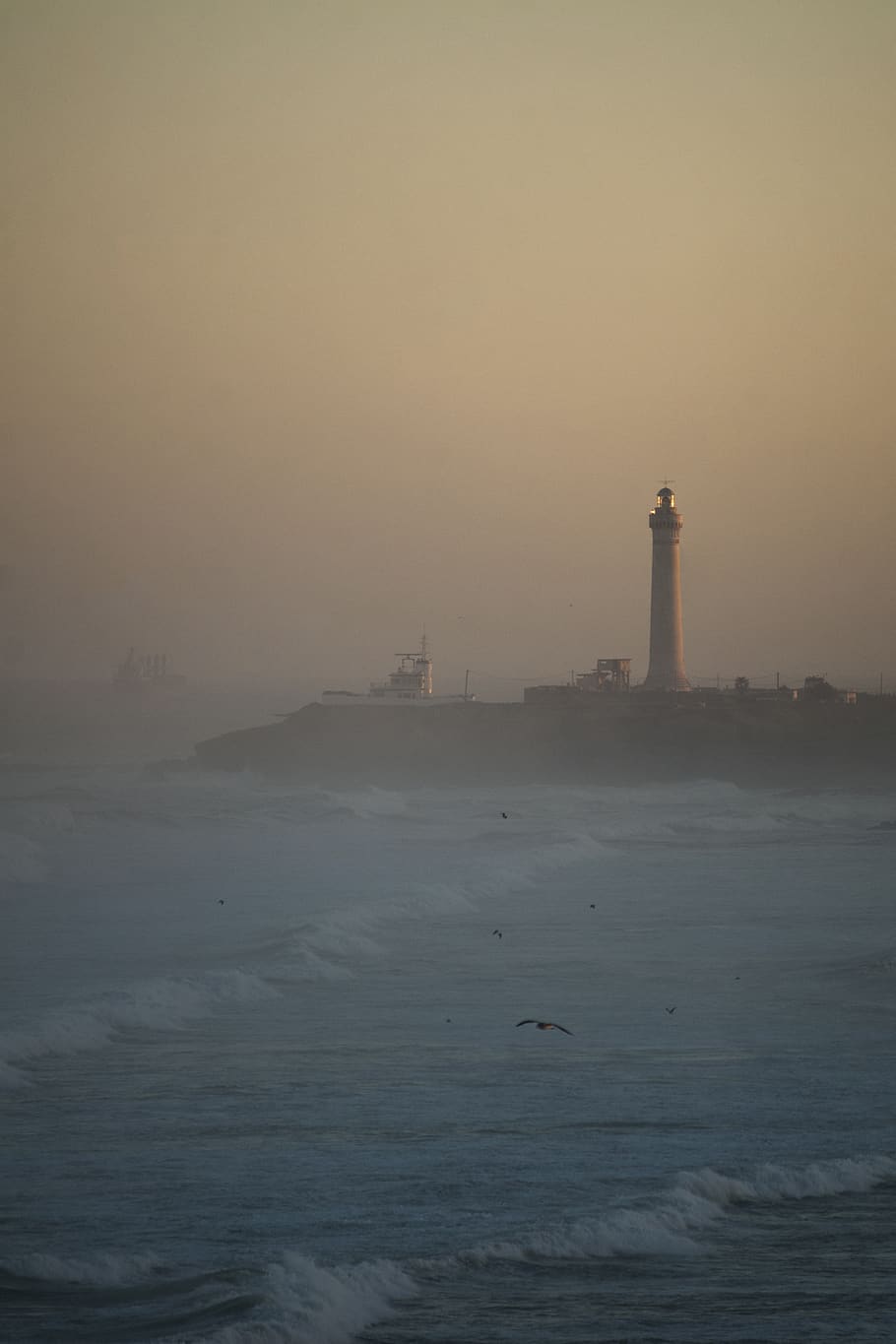 watch tower on the island, building, architecture, lighthouse HD wallpaper