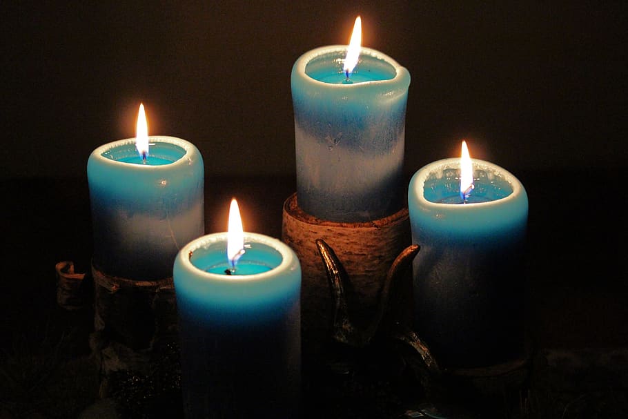 candles, candlelight, flame, shining, burn, mood, contemplative HD wallpaper