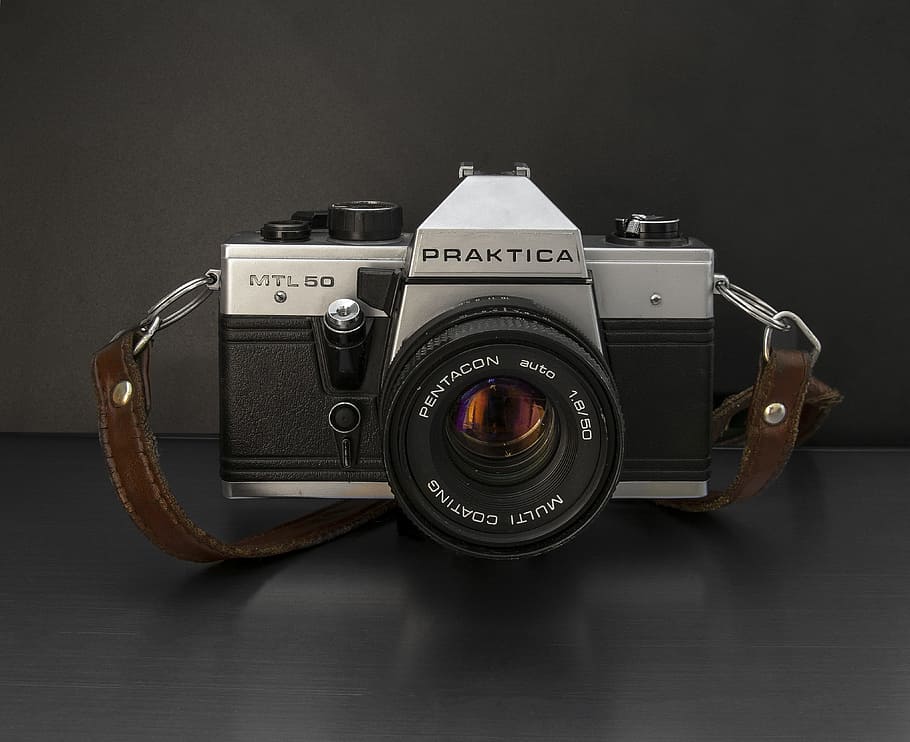 Close-up Photography of Camera, analog, Analogue, aperture, blur HD wallpaper