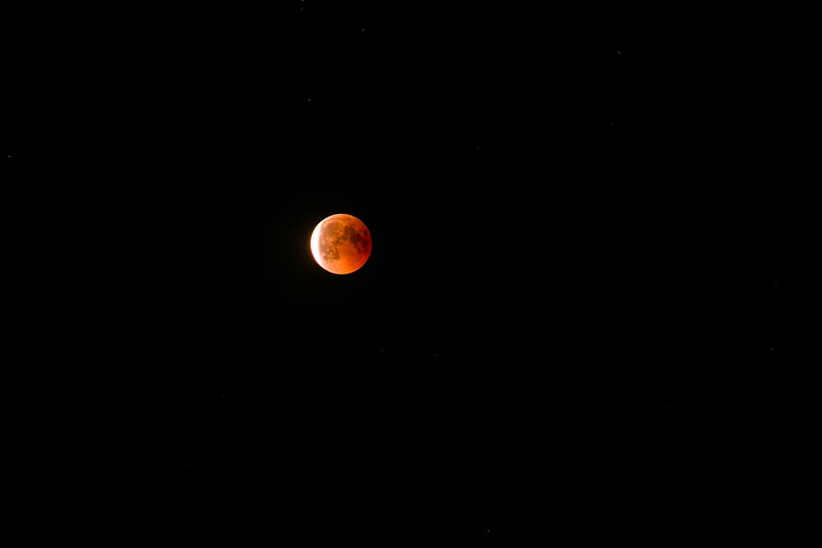 full moon, space, night, astronomy, eclipse, outer space, universe HD wallpaper