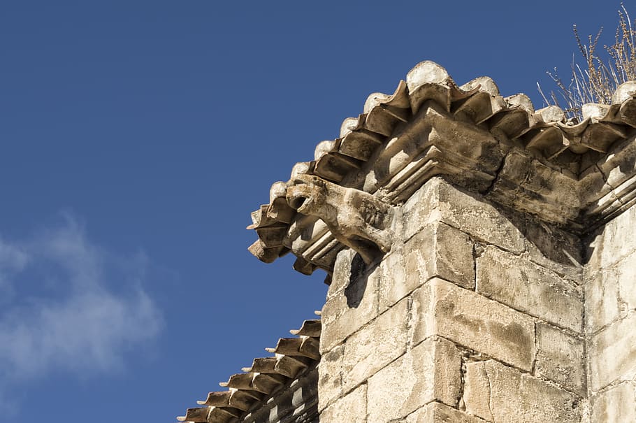 gargoyle, trim, architecture, stone, monster, symbol, decorations HD wallpaper