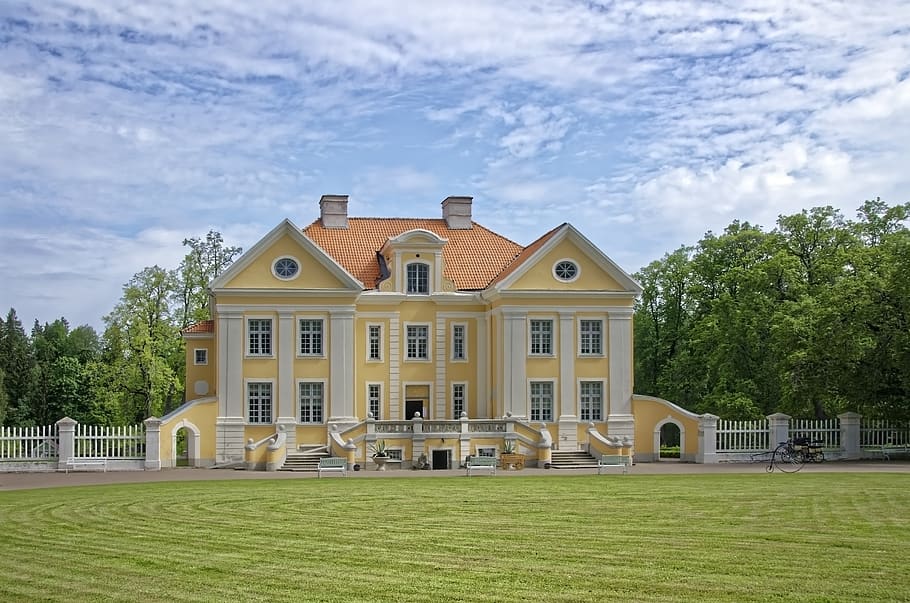 estonia, palmse, manor palmse, manor house, castle, historically, HD wallpaper
