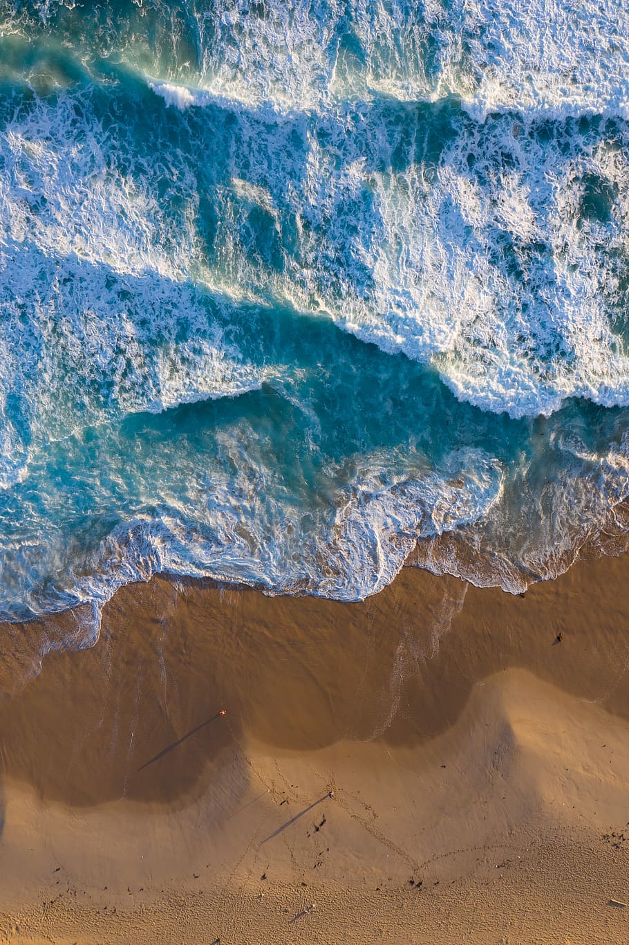 seashore illustration, land, beauty in nature, water, scenics - nature HD wallpaper