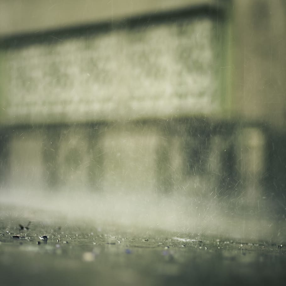 blur, blurred background, close-up, colors, daylight, drops of water HD wallpaper