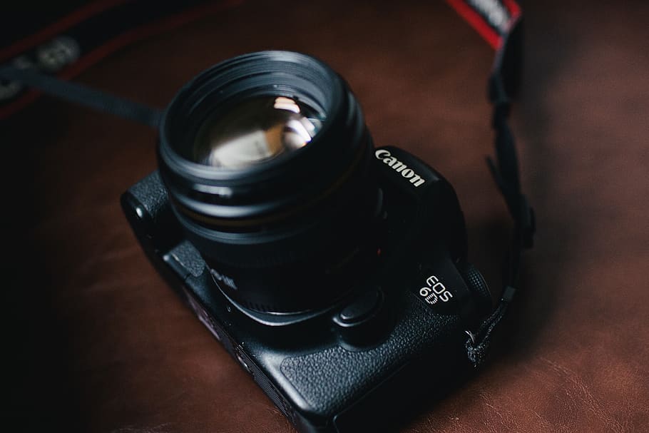 black Canon EOS 5D DSLR camera, electronics, upgrade, photography HD wallpaper