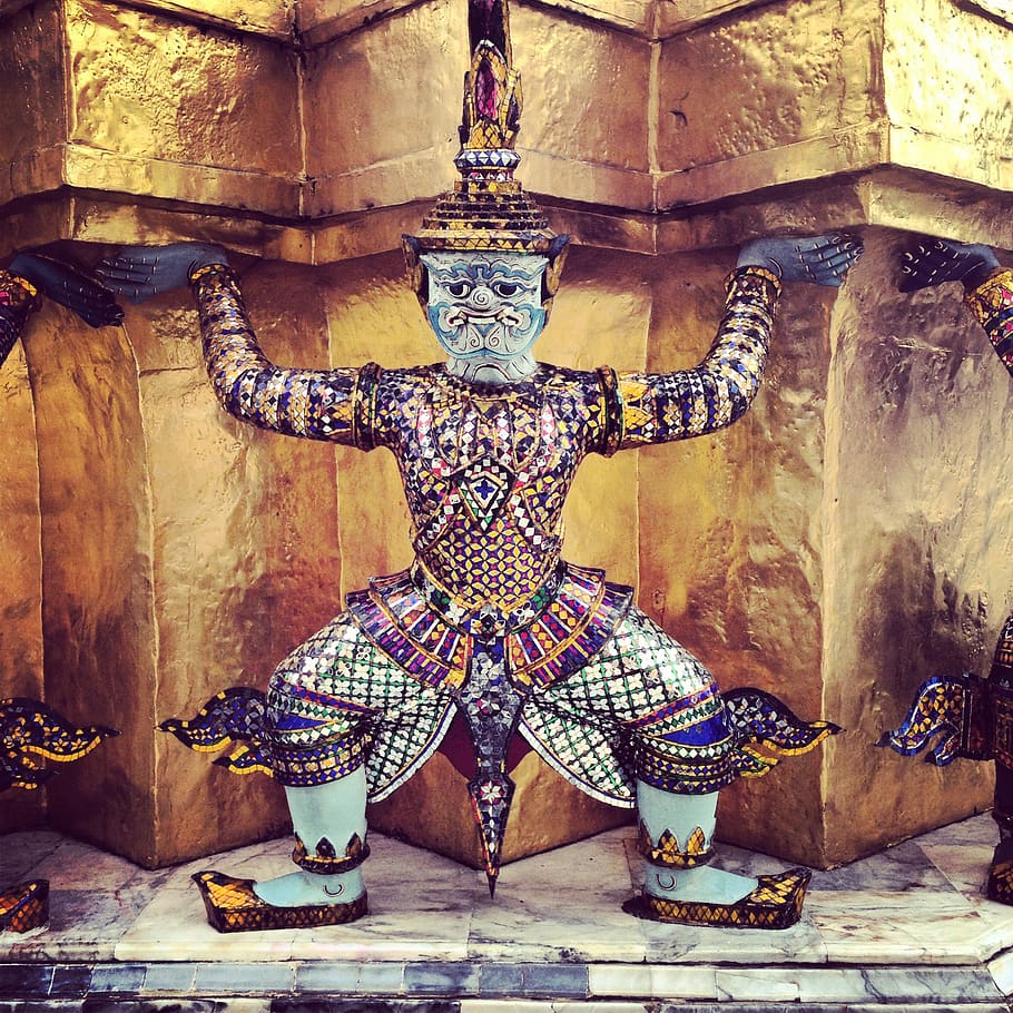 bangkok, thailand, representation, human representation, art and craft HD wallpaper