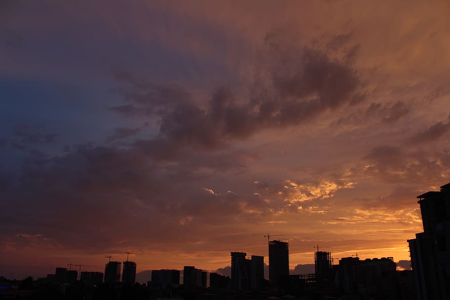 georgia, batumi, built structure, building exterior, sky, cloud - sky HD wallpaper