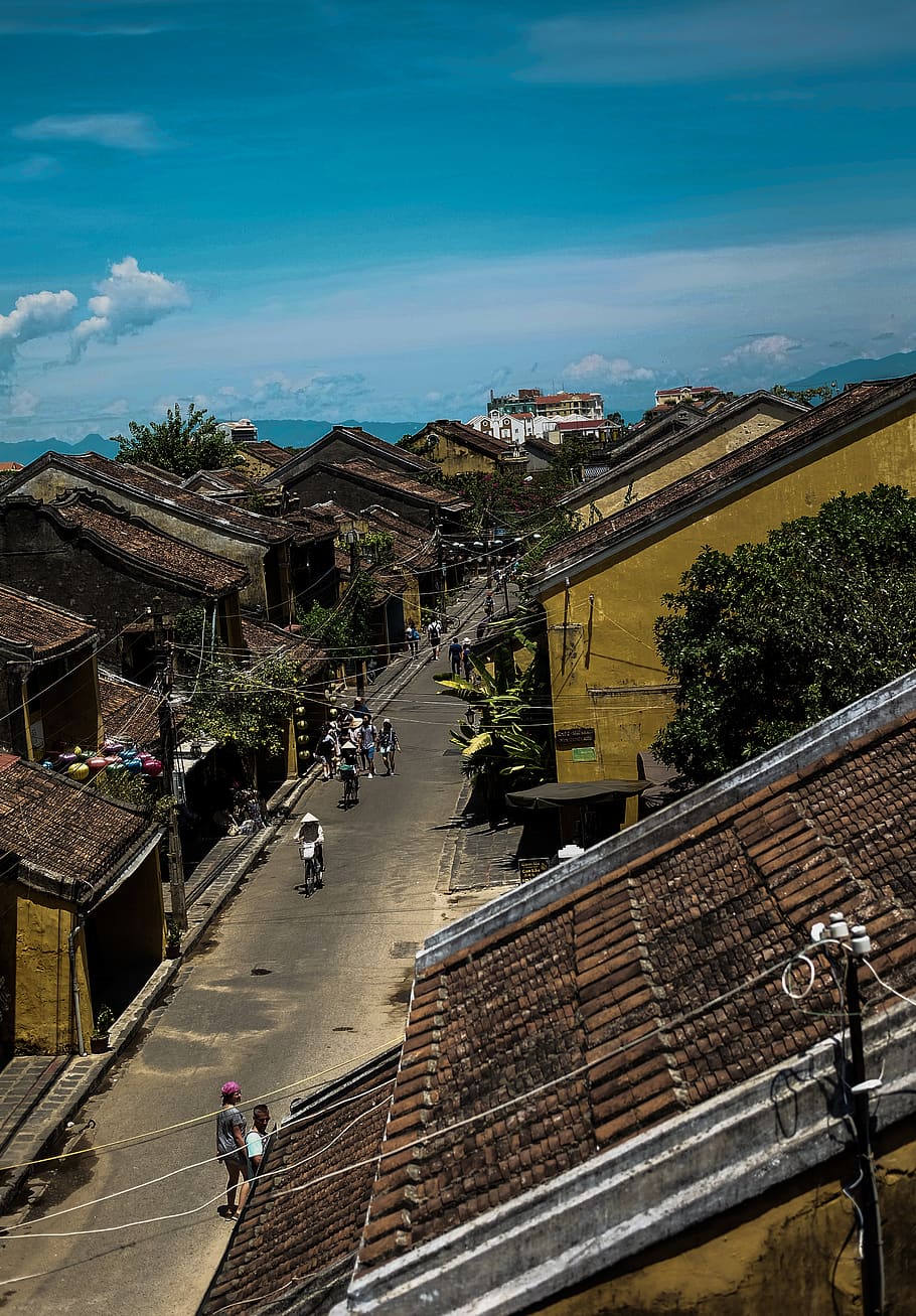 vietnam, hội an, ancient town, street, sun, hoi an, walk