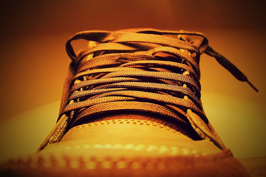 Shoe Laces, various, boots, footwear, shoes, indoors, close-up