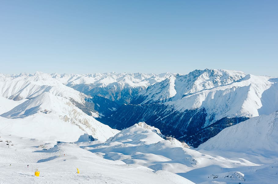 Swiss Alps, alpine, background, blue, clear, cold, destination, HD wallpaper