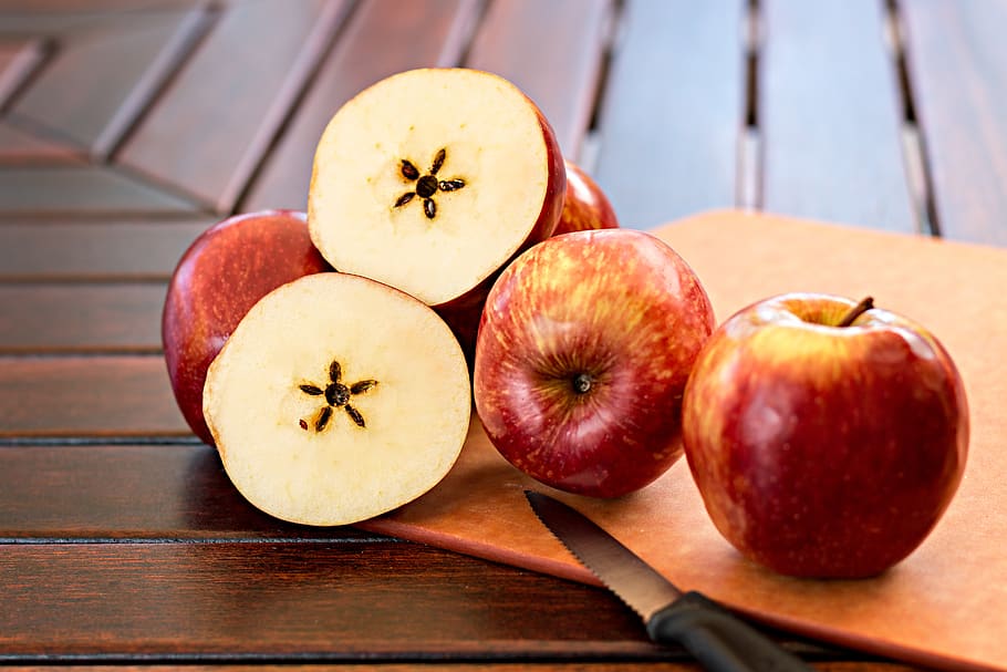 apples, fruit, red, healthy, fresh, organic, sweet, juicy, diet HD wallpaper