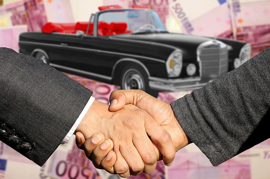 autohandel, autokaufmann, car sales, conclusion of the contract, HD wallpaper