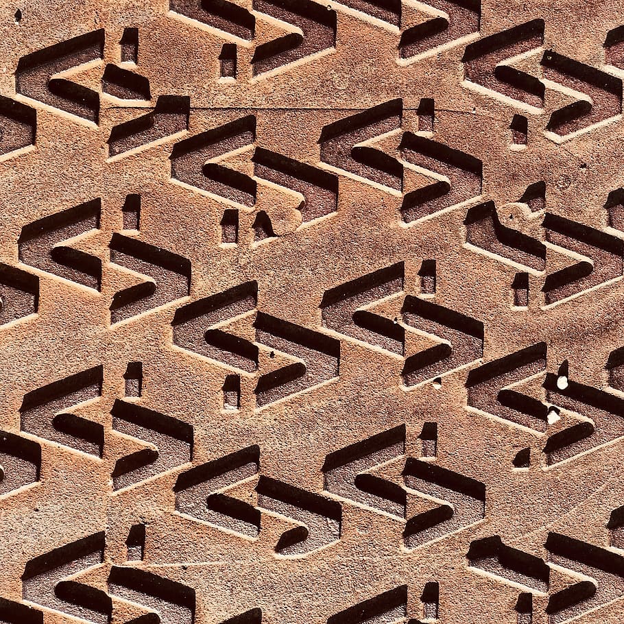 brown metal panel, backgrounds, pattern, full frame, no people HD wallpaper