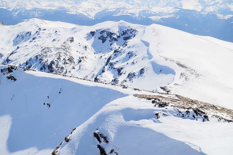 snow-covered mountains, outdoors, nature, ice, glacier, mountain range HD wallpaper