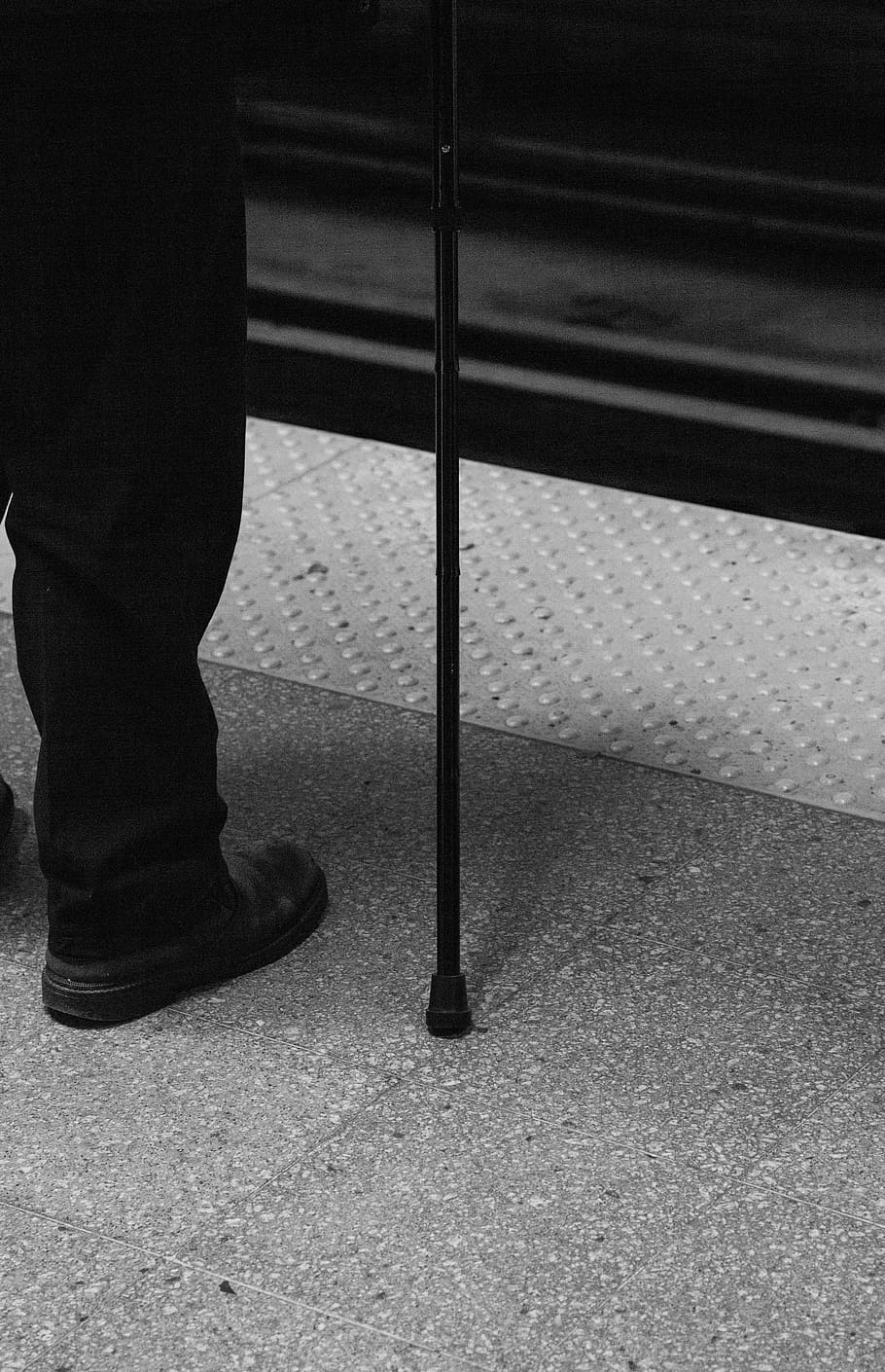 black metal cane, low section, one person, body part, human body part HD wallpaper