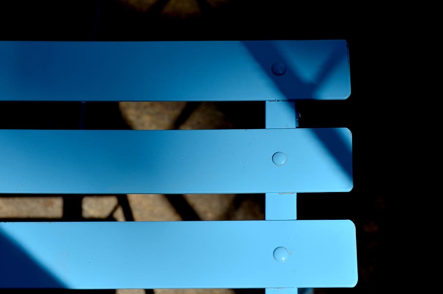 chaise, bleu, lignes, graphisme, blue, close-up, no people HD wallpaper