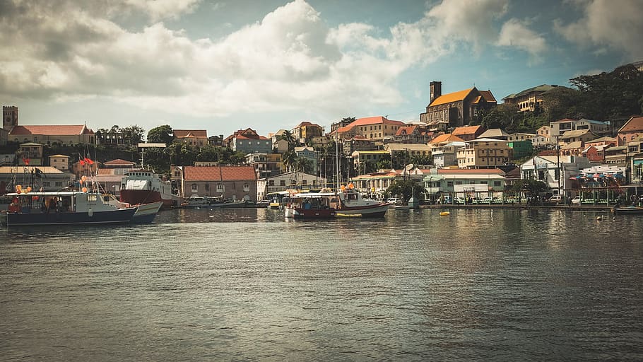 building, water, sky, architecture, city, travel, tourism, building exterior, HD wallpaper