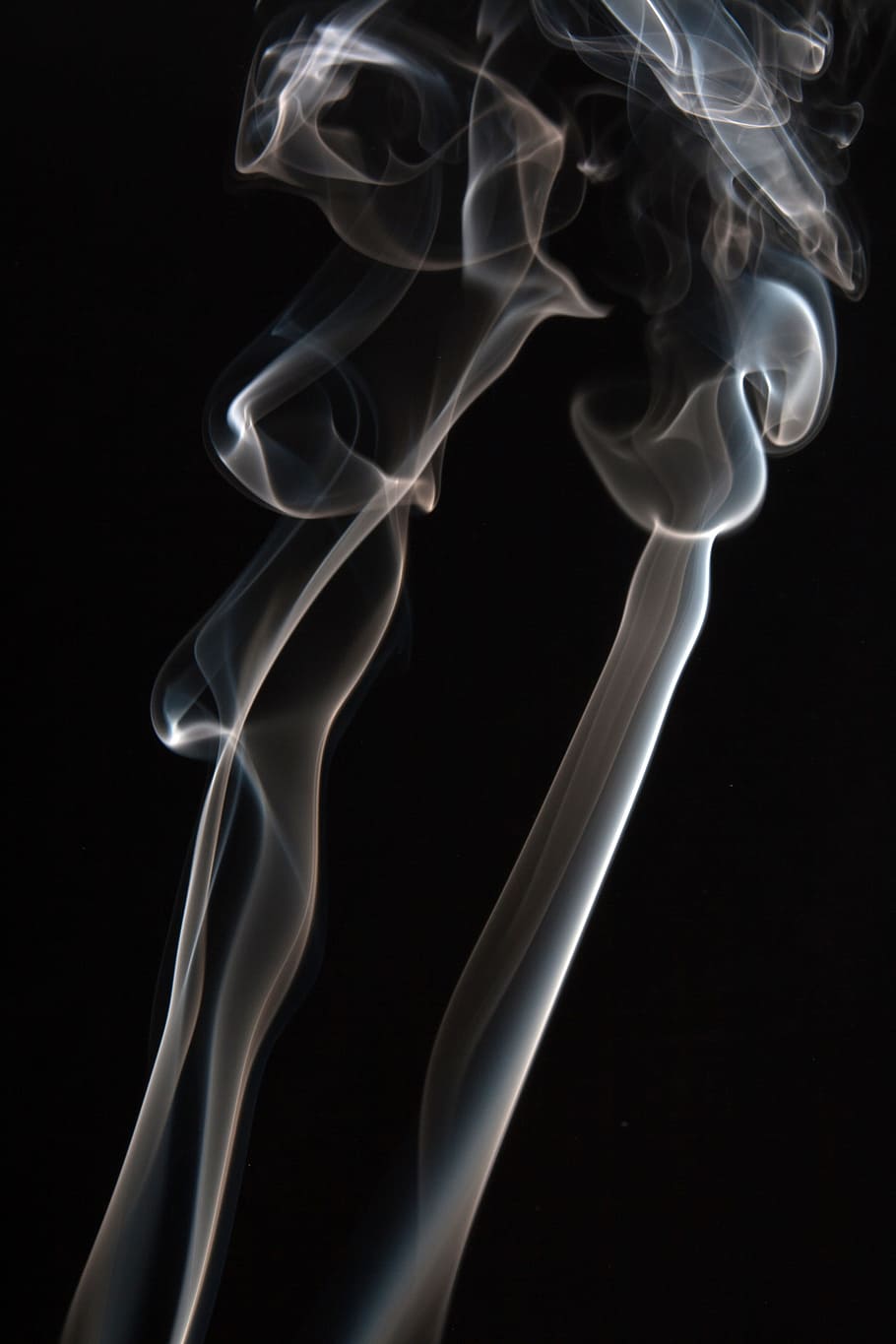 smoke, background, black, white, graphic, hot, isolated, curve HD wallpaper