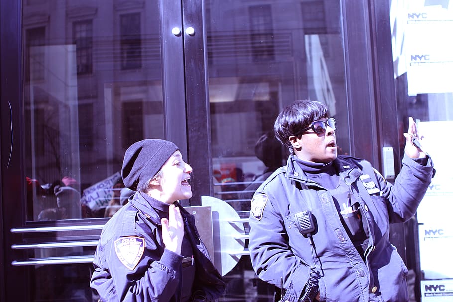 brooklyn, united states, cops, protest, frustration, anger HD wallpaper