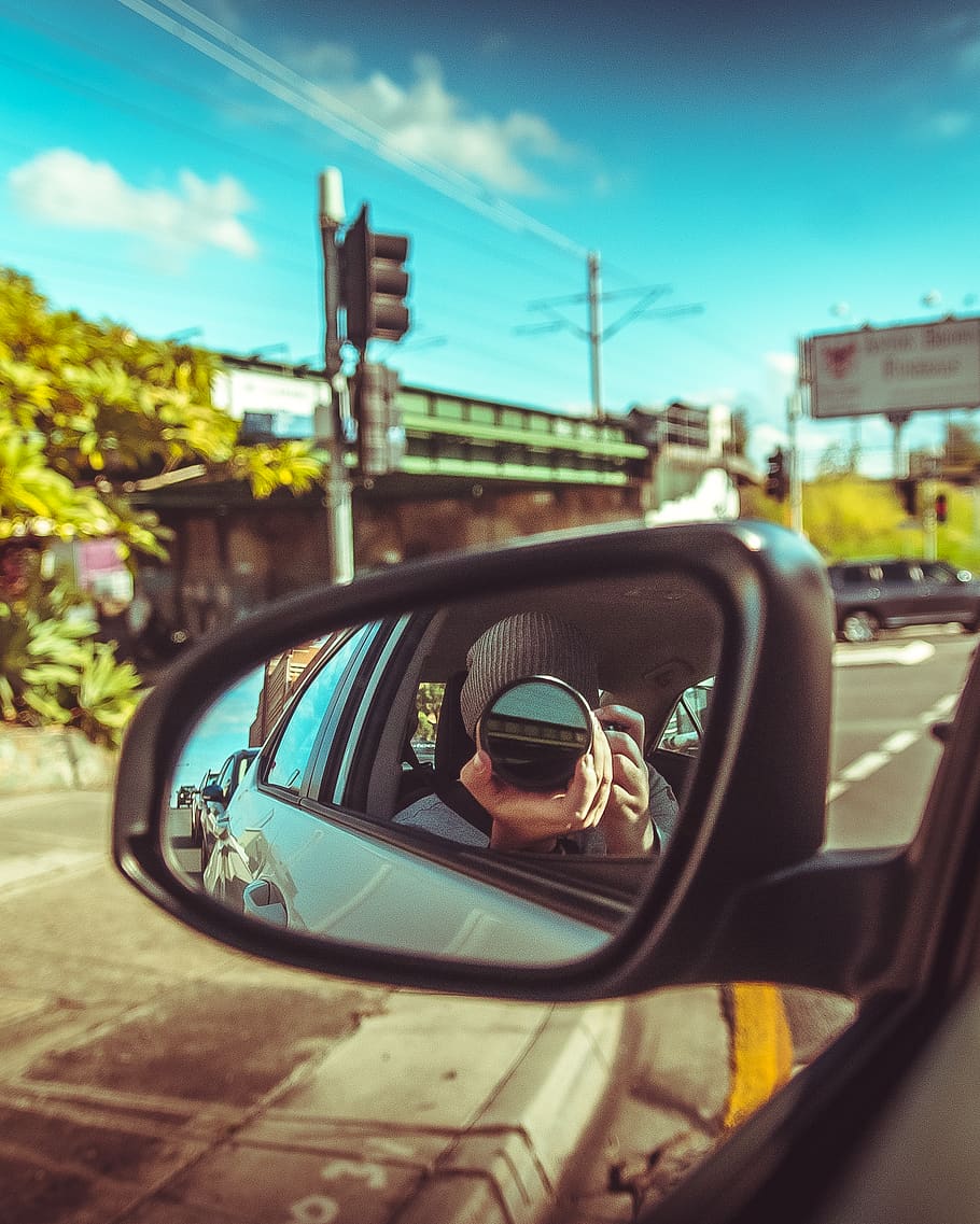 traffic light, person, human, car, vehicle, transportation HD wallpaper