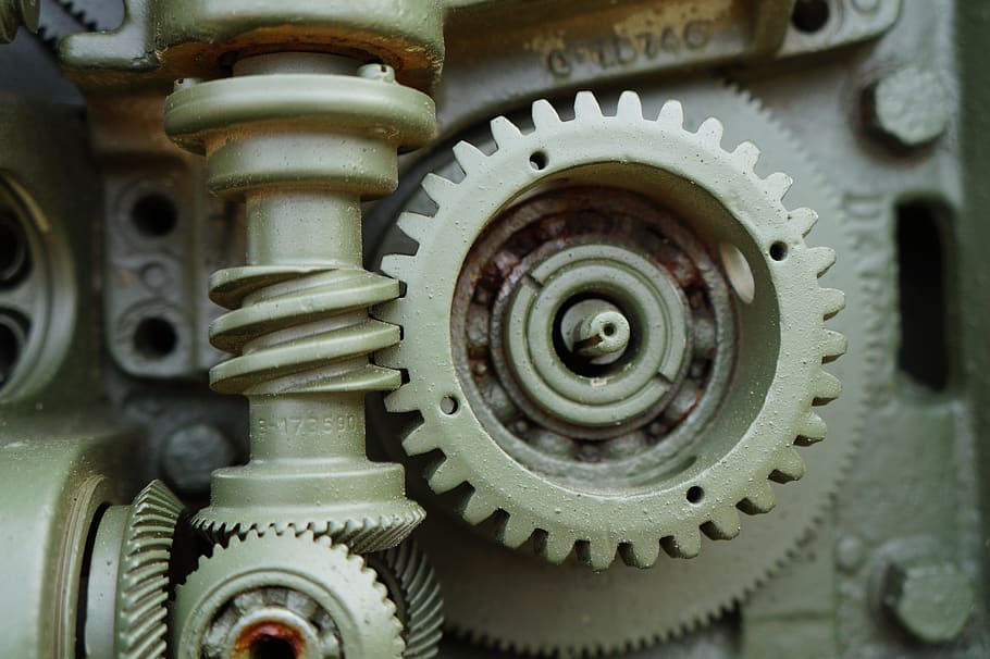 gear, machine, engine, machinery, steel, tank, army, steampunk HD wallpaper