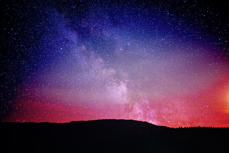 nature, outdoors, night, outer space, universe, astronomy, nebula HD wallpaper