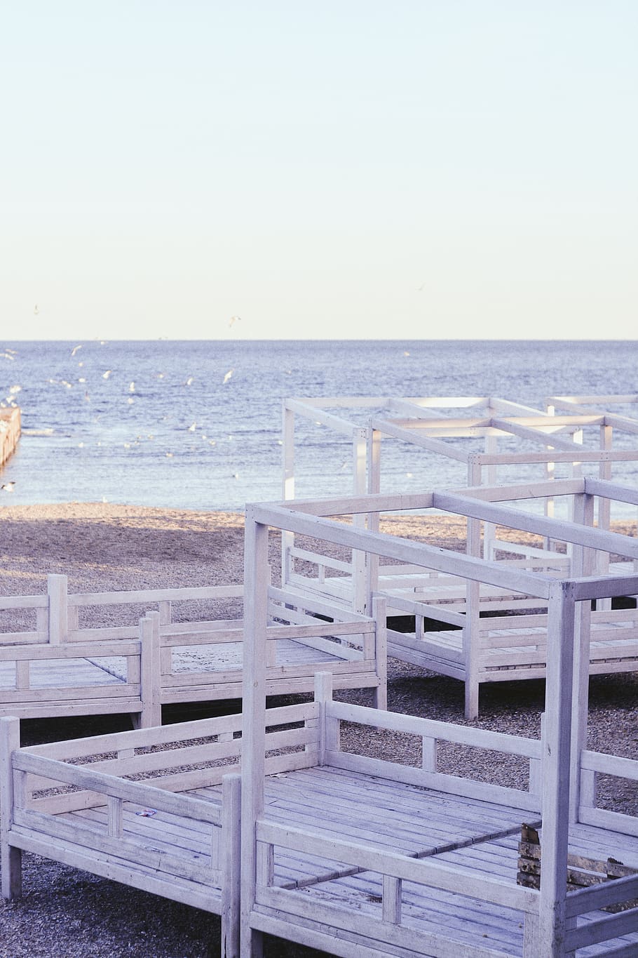 sea, nature, background, light, vsco, horizon, film, sky, horizon over water HD wallpaper