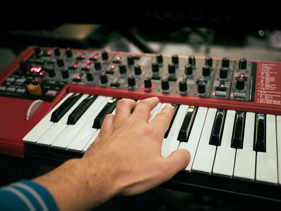 united states, los angeles, synth, synthesizer, keys, knobs, HD wallpaper