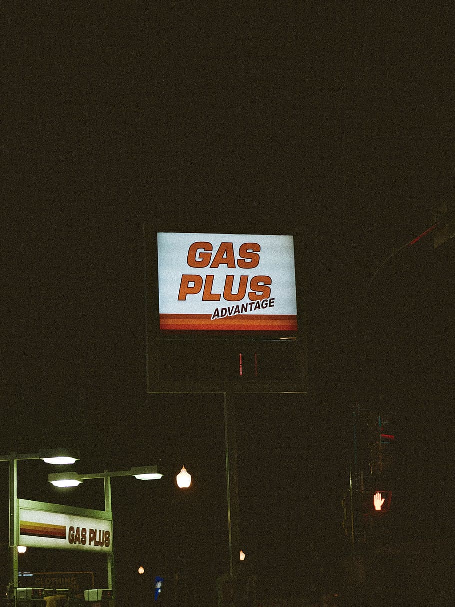 HD wallpaper: canada, saskatchewan, night, aesthetic, gas, vintage