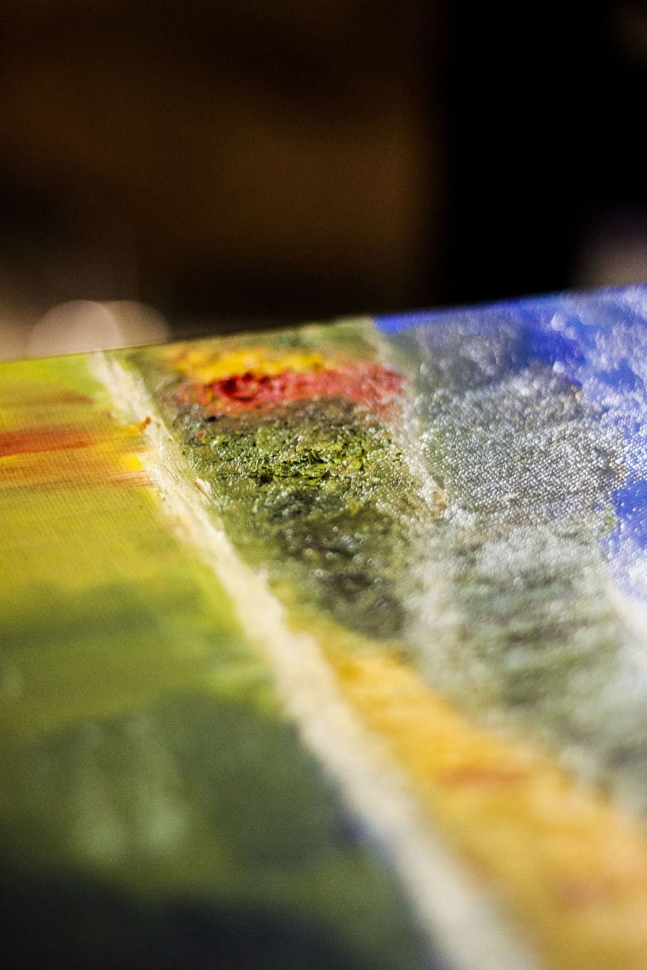 Yellow and Black Textile, art, artistic, blur, bright, close-up HD wallpaper