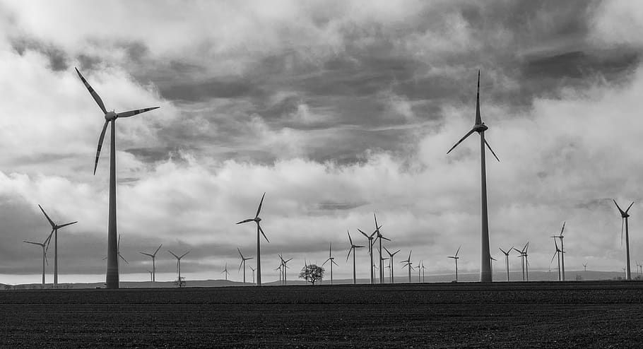 environmental conservation, turbine, wind turbine, fuel and power generation HD wallpaper
