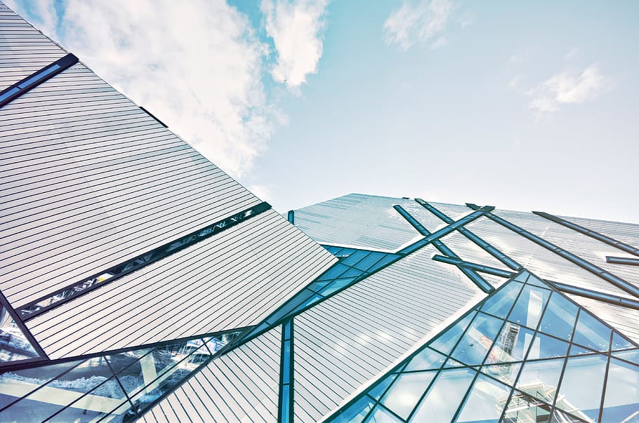 building, windows, architecture, sky, sunshine, built structure HD wallpaper